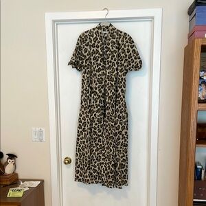 Zara Leopard Print Women's Dress XL